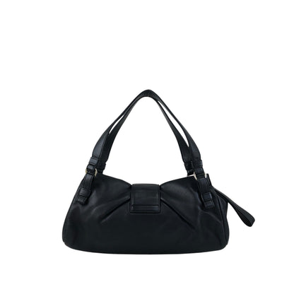 LOEWE Anagram Handbag Shoulder bag Black Vintage pk4pvs