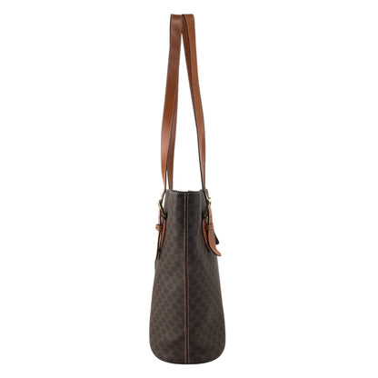 CELINE Macadam Blason Totebag Brown Vintage krmf4c