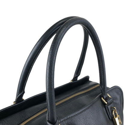 LOEWE Anagram Small Boston bag Handbag Black Vintage rtk3kf