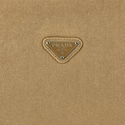 PRADA Triangle Logo Shoulder bag Beige Vintage jhervy