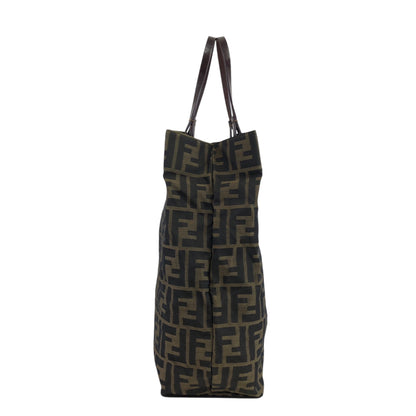 FENDI Zucca Handbag Totebag Brown Vintage fjksnk