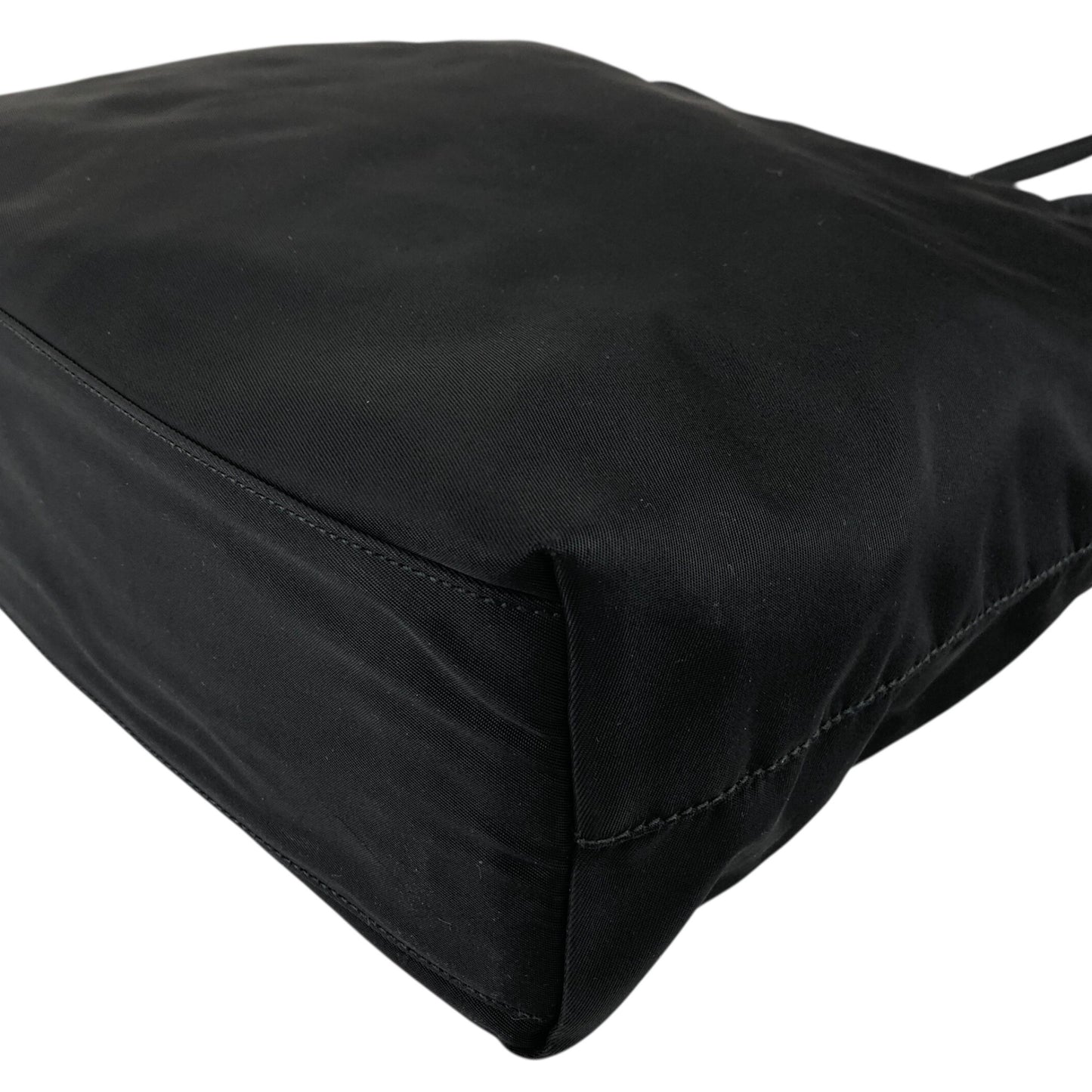 PRADA Tessuto Triangle Logo Totebag Black Vintage 26be6f