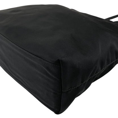 PRADA Tessuto Triangle Logo Totebag Black Vintage 26be6f