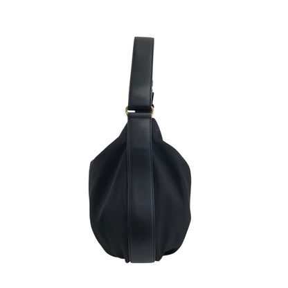 Salvatore Ferragamo Vala Ribbon Shoulder bag Hobobag Black Vintage j5vaua
