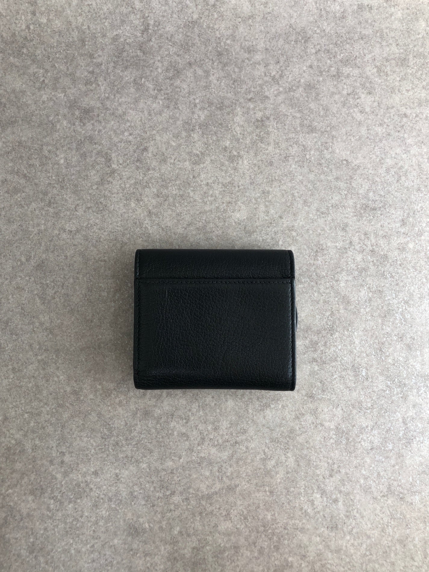 Christian Dior Logo Trifold Wallet Black Vintage 65wdpi