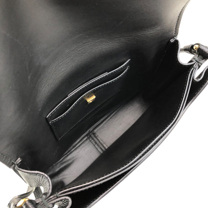 Salvatore Ferragamo Gancini Shoulder bag Black Vintage 3fyg65