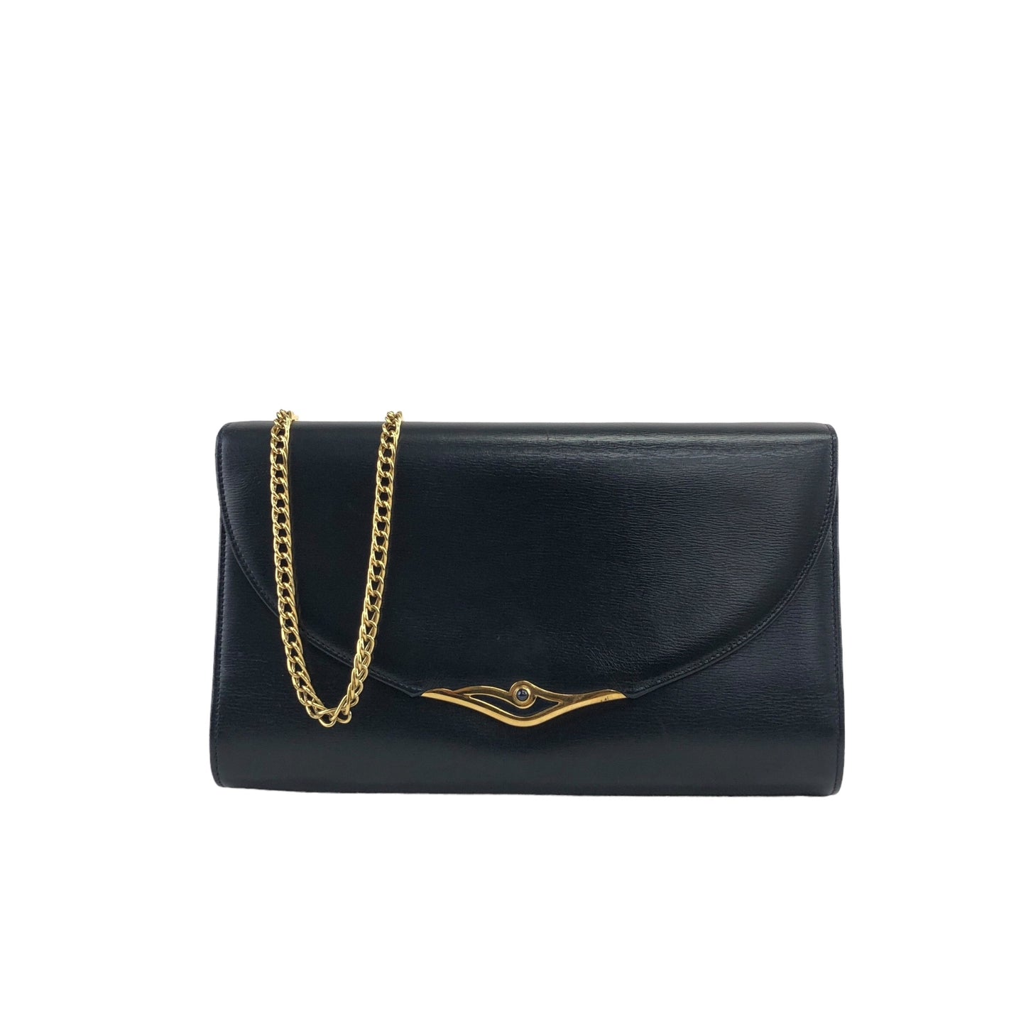 Cartier Chain Shoulder bag Navy Vintage g6icmh