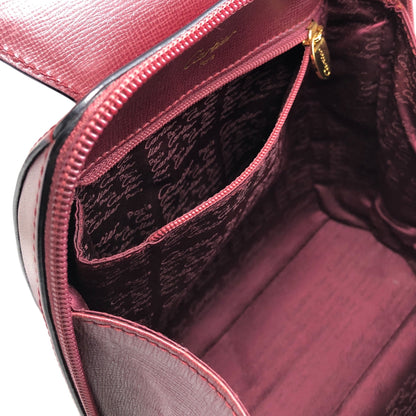 Cartier Logo Turn Lock Backpack Bordeaux Vintage m4jsic