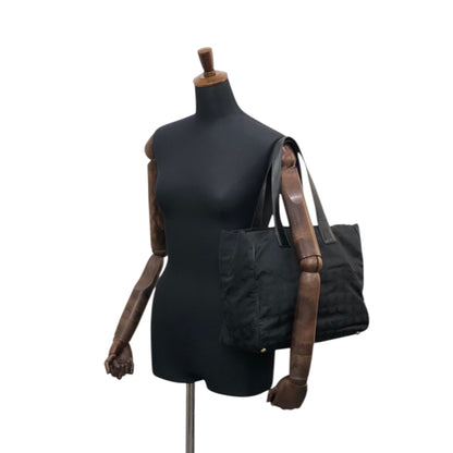 CHANEL New Travel Line Totebag Black Vintage wd2eic