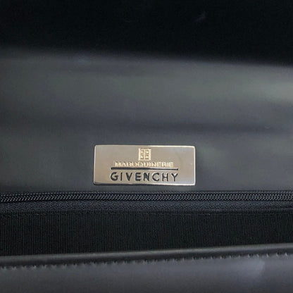 GIVENCHY Logo Two-way Handbag Shoulder bag Black Vintage 6rr85x