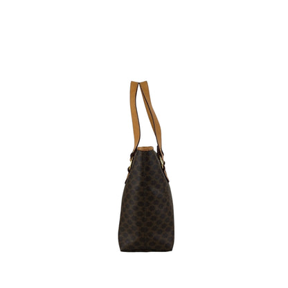 CELINE Macadam Handbag Totebag Brown Vintage v7jdmm