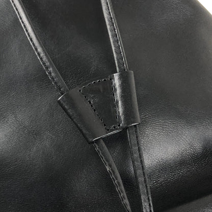 Christian Dior Logo Charm Backpack Black Vintage i8y5w2