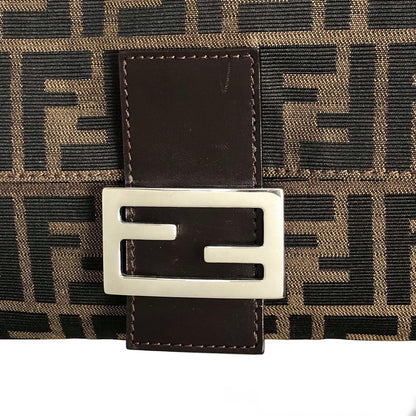 FENDI Zucca Shoulder bag Brown Vintage uipu4g