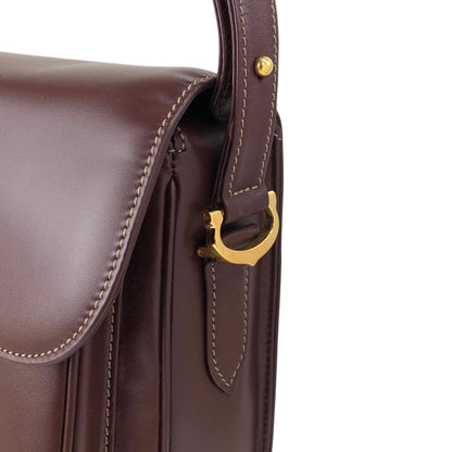 Cartier Horse Bit Shoulder bag Bordeaux Vintage ff8ayd