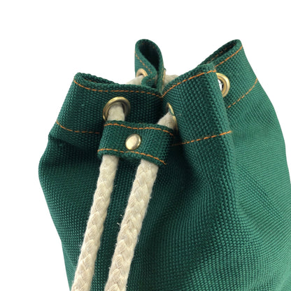 HERMES 抽繩單肩包 綠色 復古 2xk83n