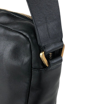 PRADA Padlock Shoulder bag Black Vintage thx6f8