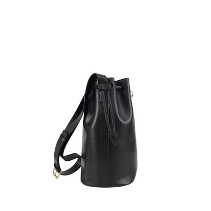 CELINE Starball Drawstring Shoulder bag Brown Vintage 4nhtxx
