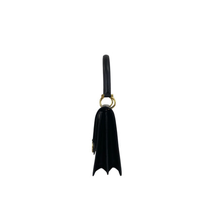 CELINE Gancini Handbag Black Vintage pvi8pi