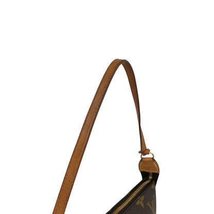 LOUIS VUITTON Monogram Small Shoulder bag Brown Vintage mmy3za
