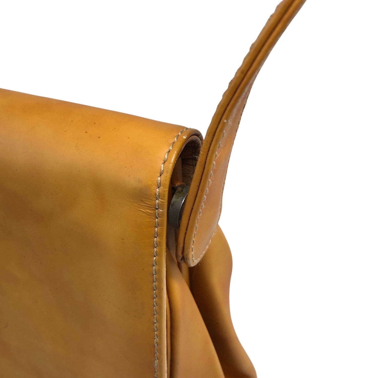 PRADA Logo Shoulder bag Orange Vintage j4ytxn