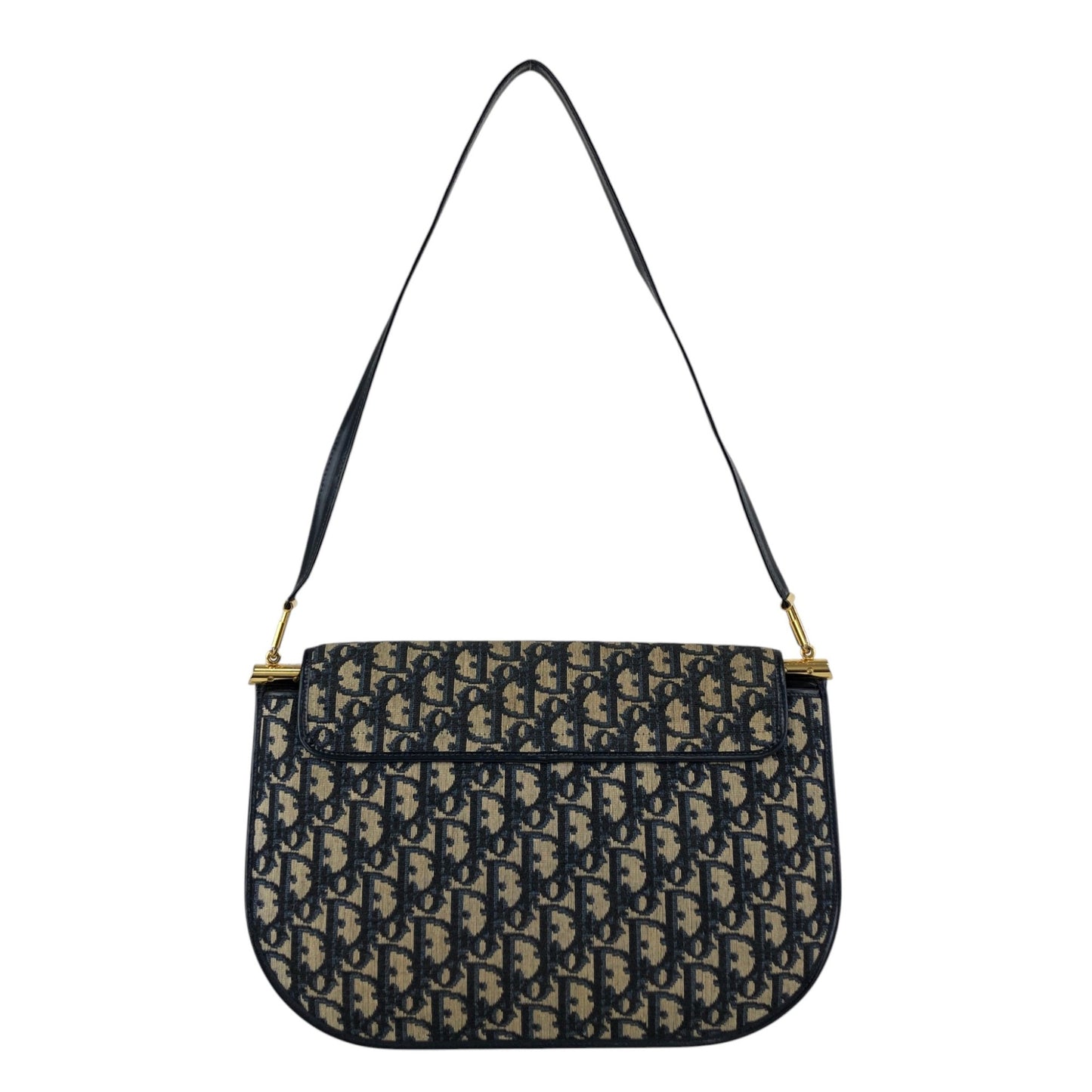 Christian Dior Trotter Shoulder bag Navy Vintage 2xwr2a