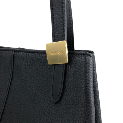 BURBERRY Logo Shoulder bag Black Vintage vrug8v