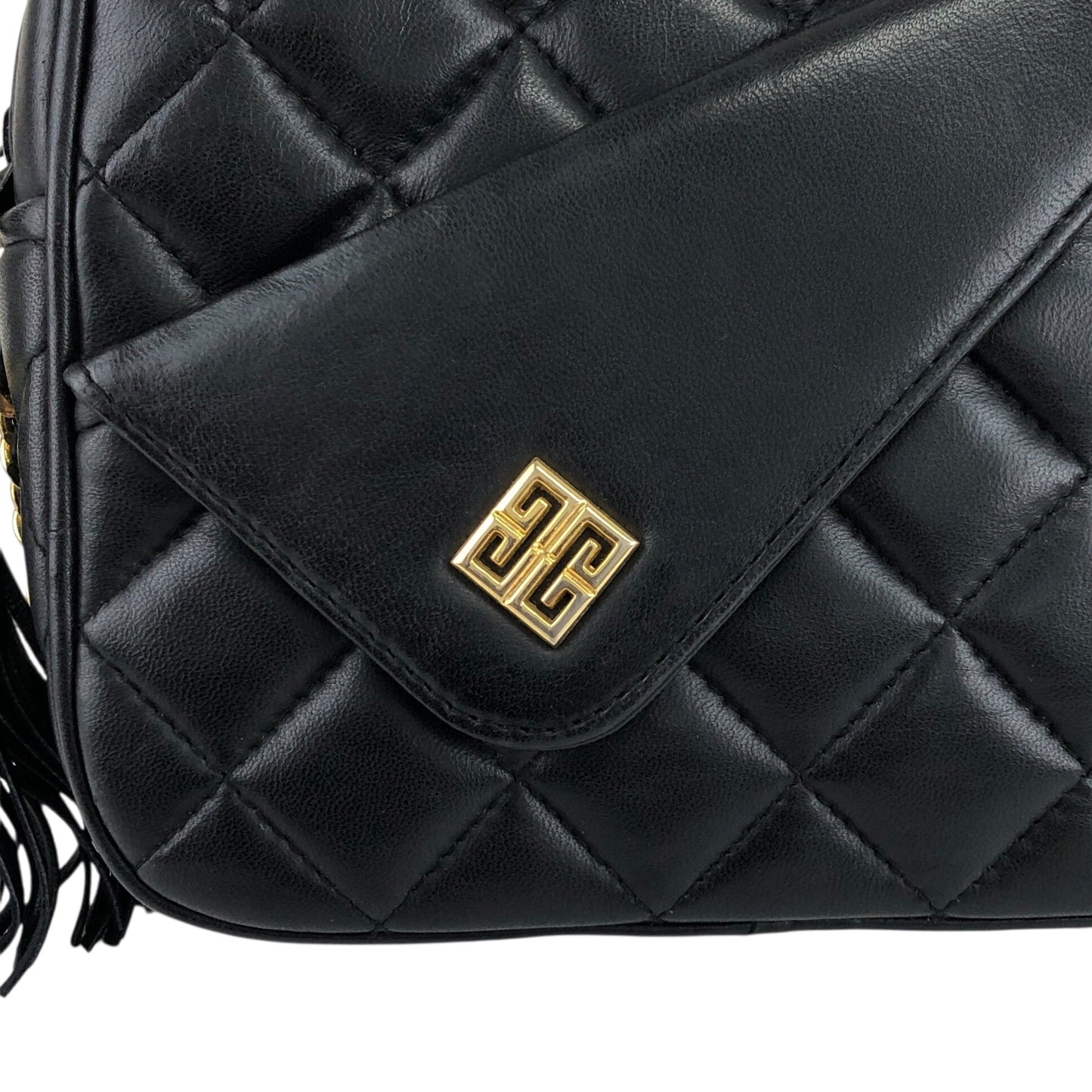 GIVENCHY Chain Shoulder bag Black Vintage miazi8