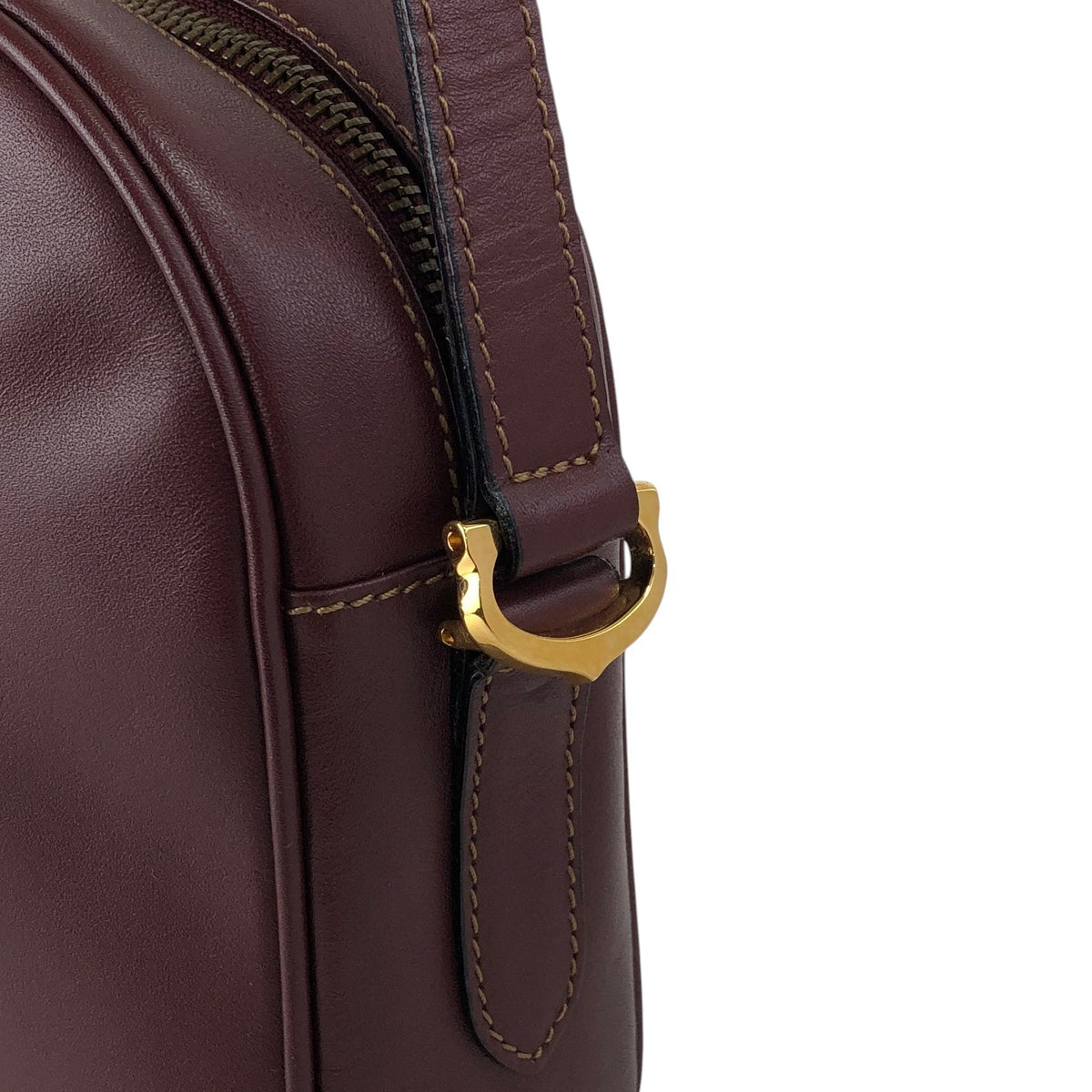 Cartier Logo Shoulder bag Bordeaux Vintage mvp2iy