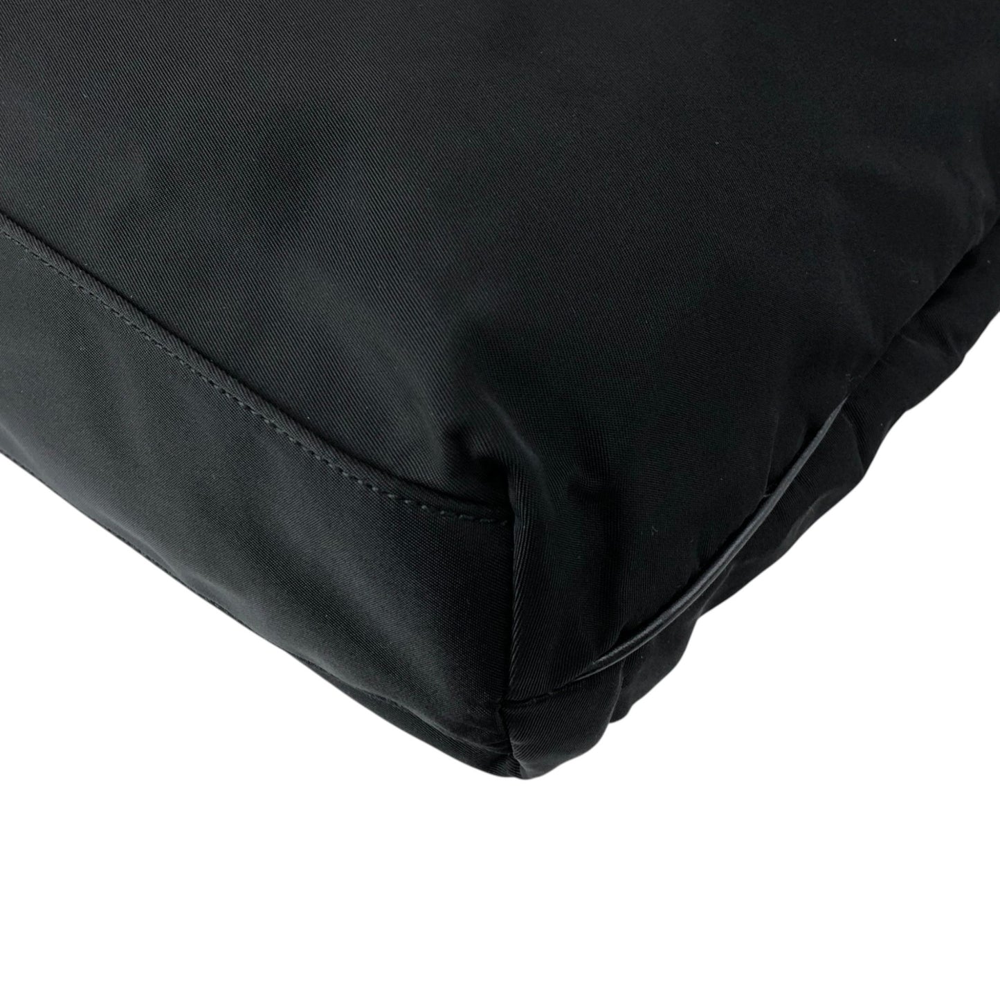 PRADA Tessuto Triangle Logo Totebag Black Vintage i7j56x