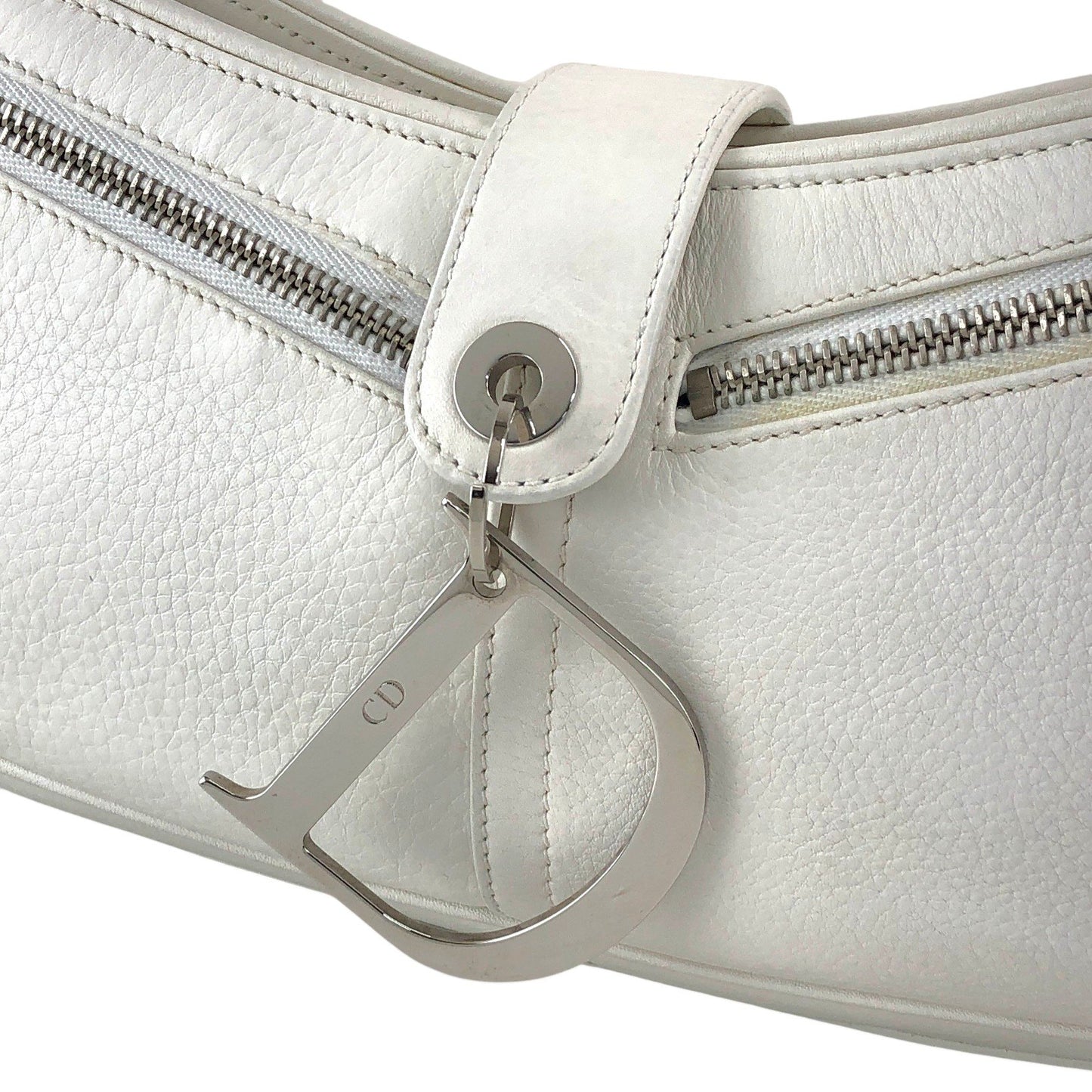 Christian Dior Shoulder bag White Vintage 8te7iw