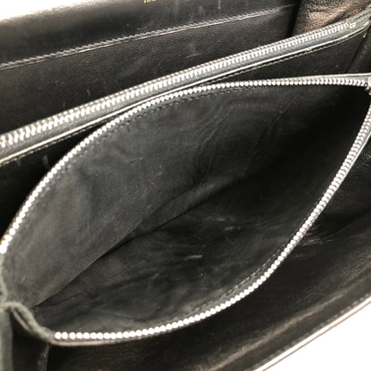 CELINE Horse Carriage Shoulder bag Black Vintage tinnie