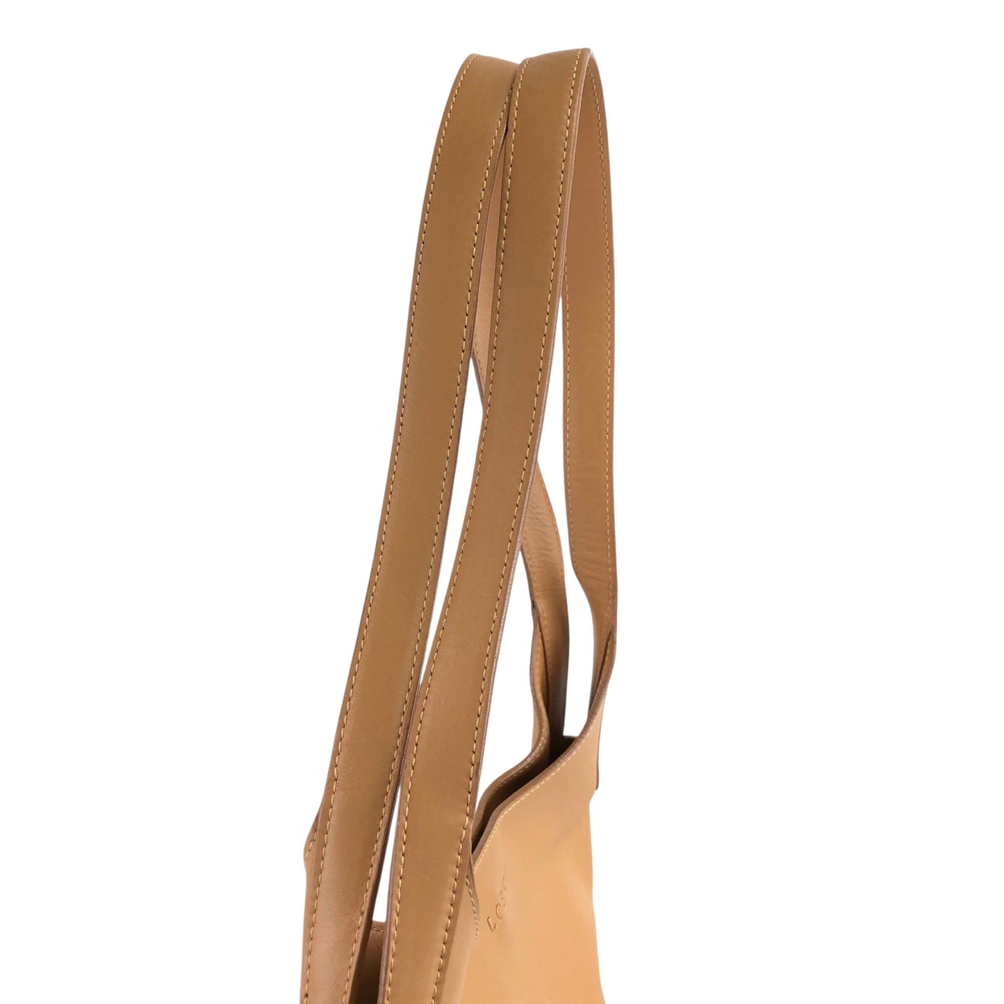 LOEWE Logo Embossed Shoulder bag Brown Vintage r7ivdg
