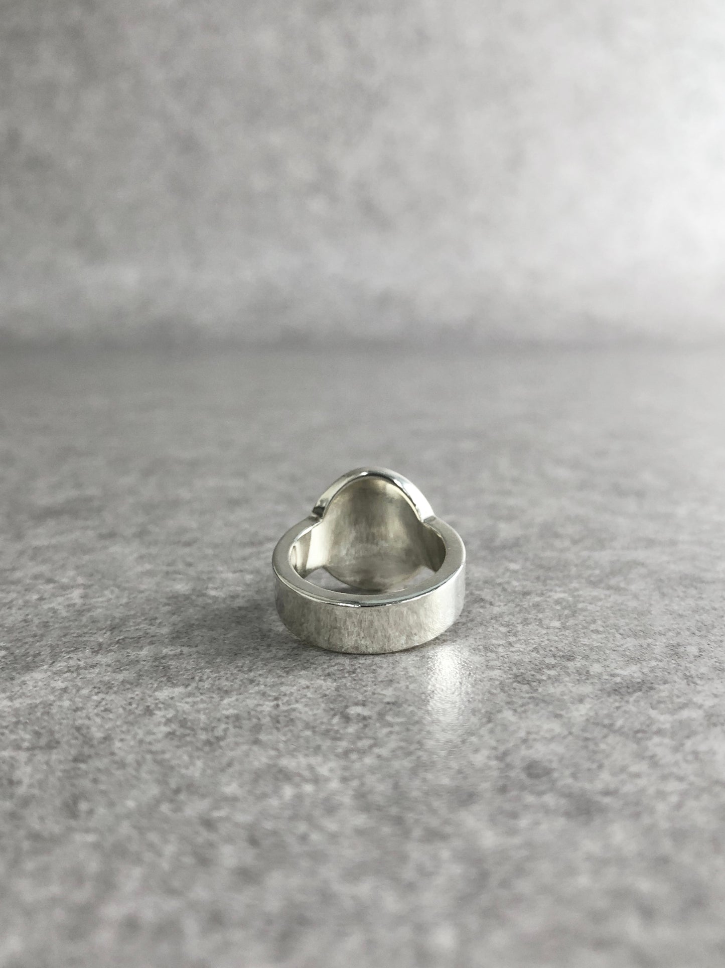 GUCCI Logo SILVER925 Ring Silver Vintage 5y3nia