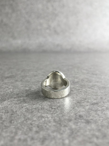 GUCCI Logo SILVER925 Ring Silver Vintage 5y3nia