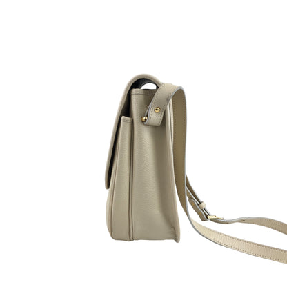 Yves Saint Laurent YSL 標誌單肩包白色復古 27p47c