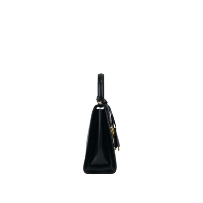 GUCCI Lady Lock Two-wayHandbag Shoulder bag Black Vintage uiedgd
