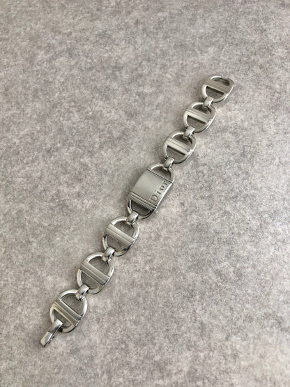 Christian Dior Logo Quartz Watch Silver D78-100 Vintage pbcnse