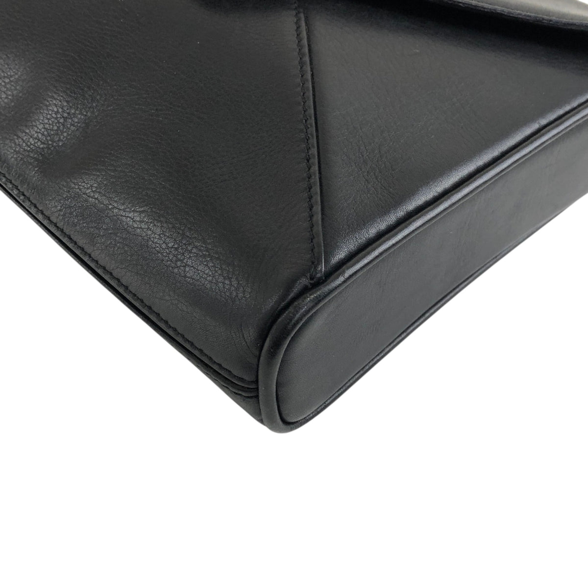 CELINE Triomphe Shoulder bag Black Vintage y7xmc7