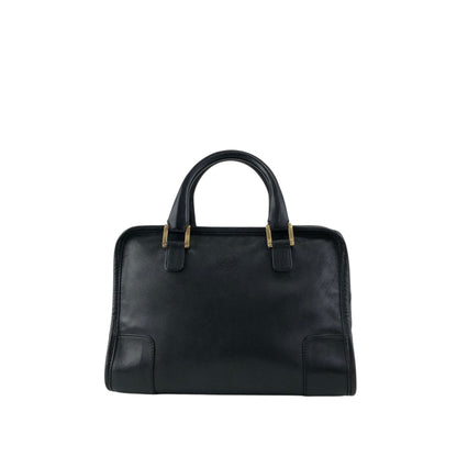 LOEWE Amazona28 Anagram Handbag Boston bag Black Vintage bda233