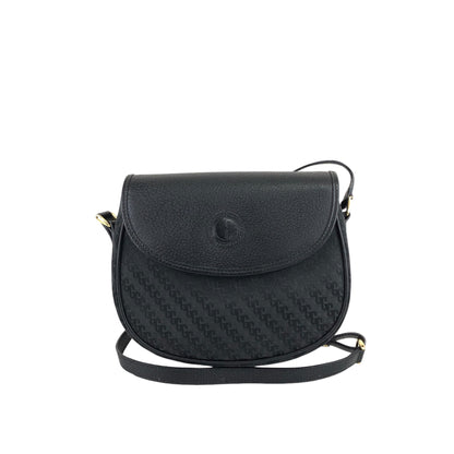 GUCCI GG Round Shoulder bag Black Vintage jwht2r