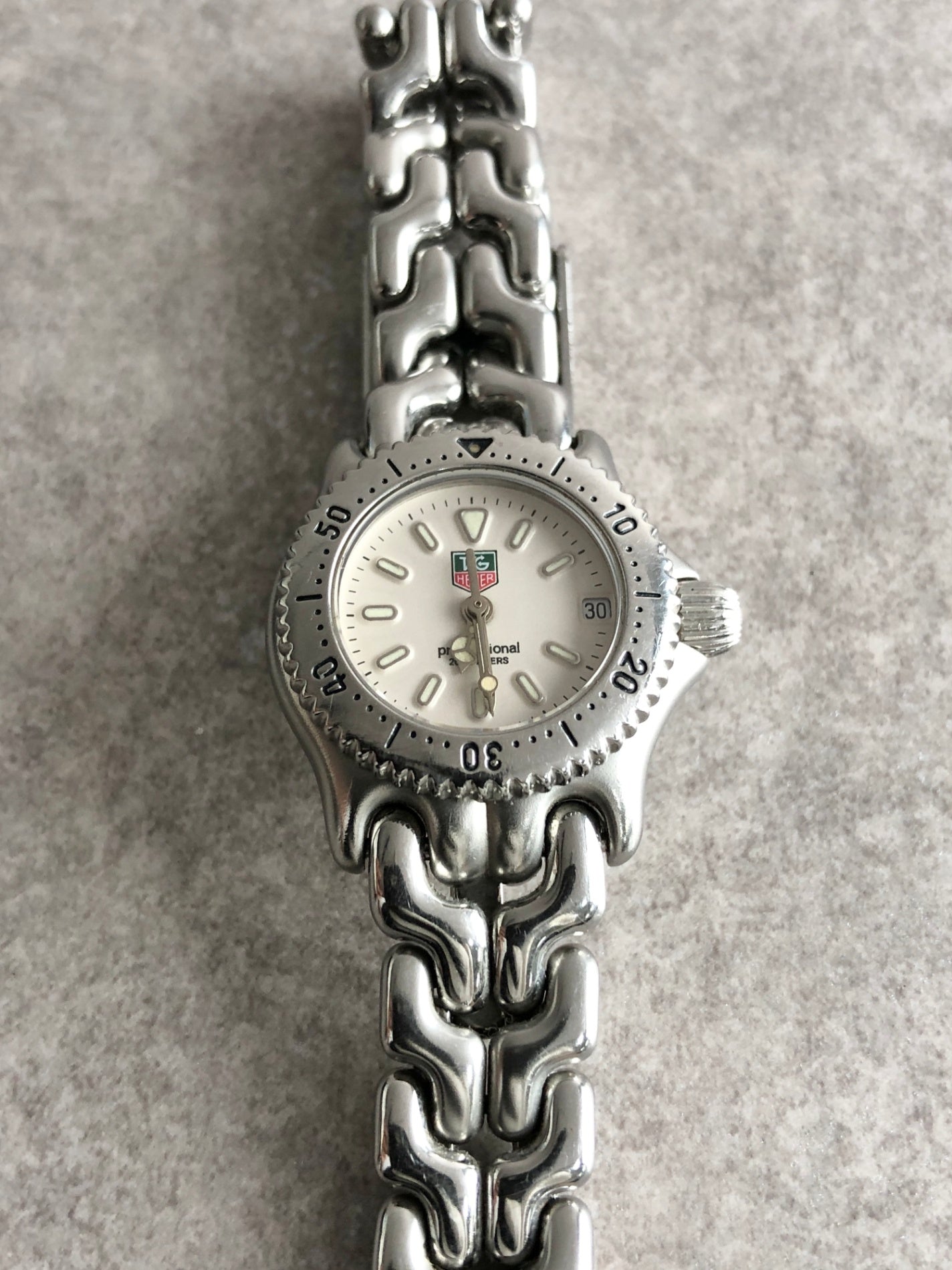 TAG HEUER Watch Silver S99.008 Vintage brgby6