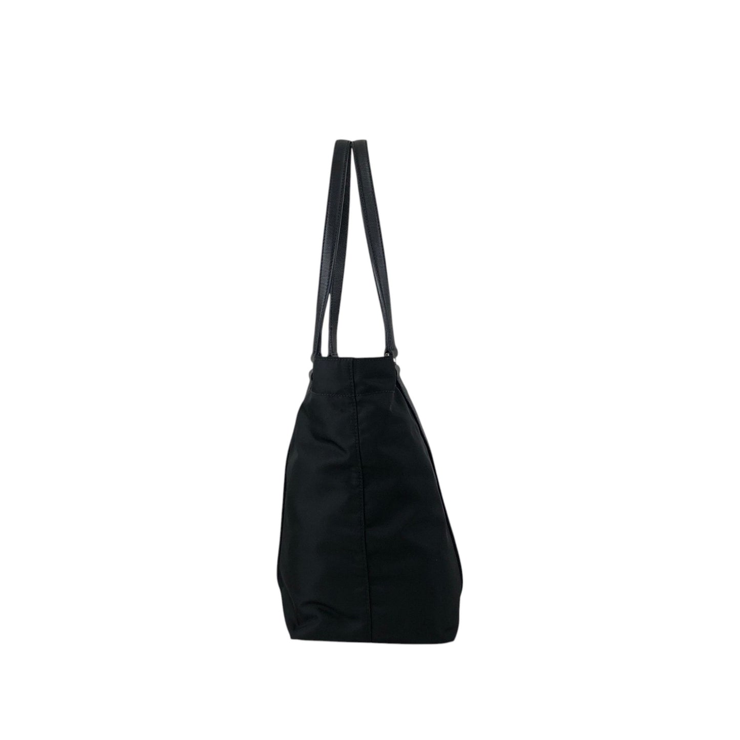 PRADA Tessuto Triangle Logo Totebag Black Vintage 8caxp5