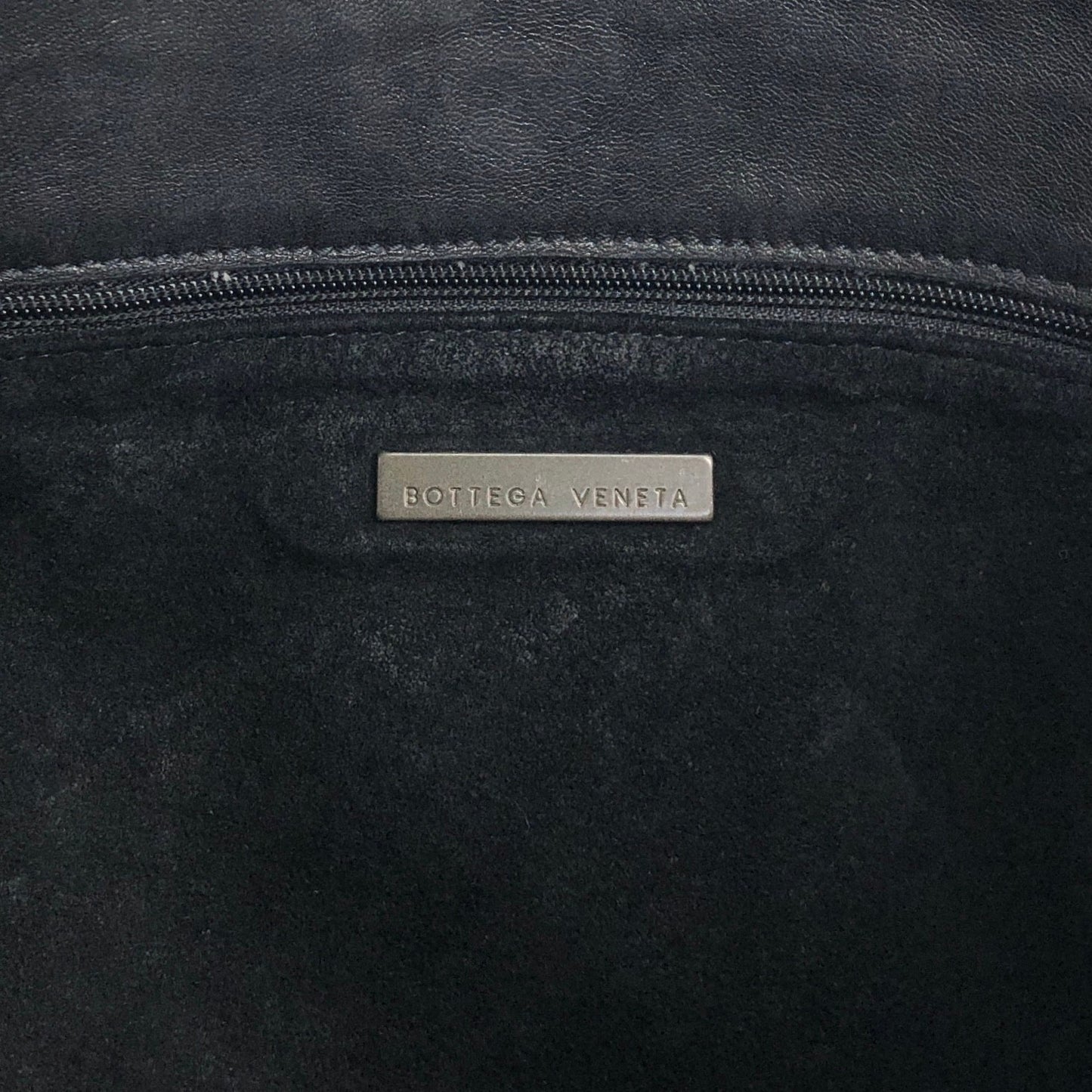 Bottega Veneta Intrecciato Shoulder bag Black Vintage e8ihib