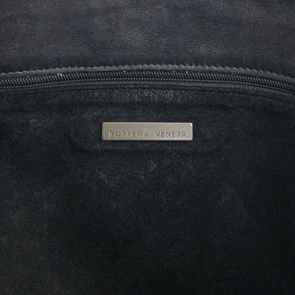 Bottega Veneta Intrecciato Shoulder bag Black Vintage e8ihib