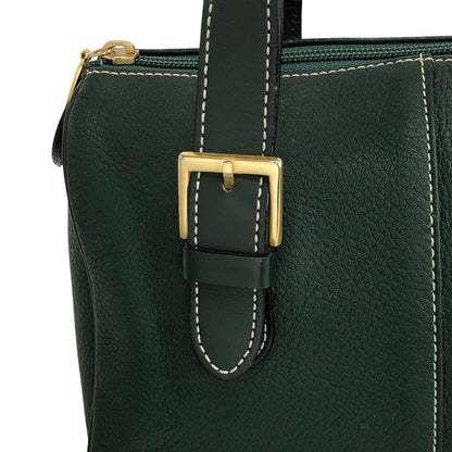 BURBERRY Boston bag Handbag Green Vintage kmfkyj