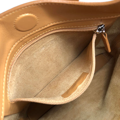 LOEWE Logo Embossed Shoulder bag Brown Vintage r7ivdg