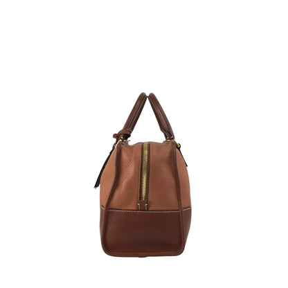 LOEWE Amazona36 Anagram Handbag Boston bag PinkBrown Vintage 2x2n6u