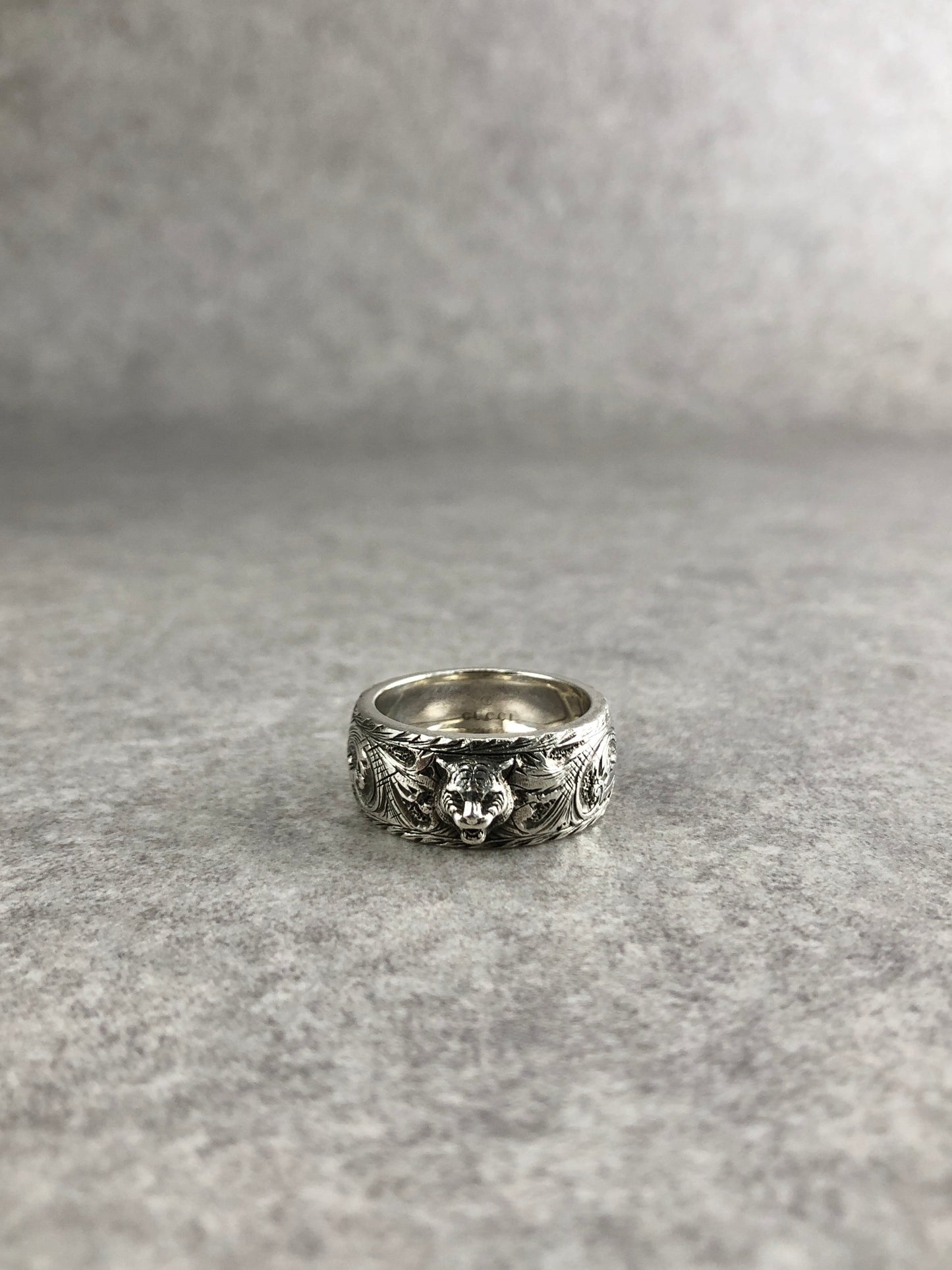 GUCCI SILVER925 Ring Silver Vintage ejgkfm