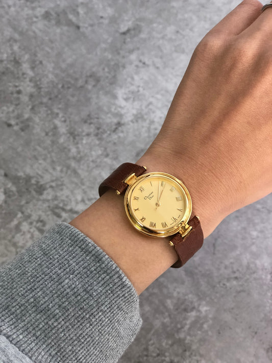 Christian Dior Watch Brown 3006 Vintage kkbdfr