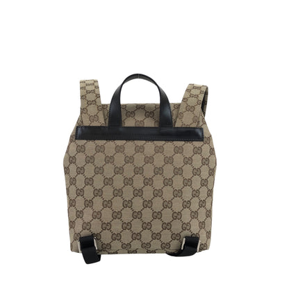 GUCCI GG Canvas Backpack Beige Vintage zj85nr